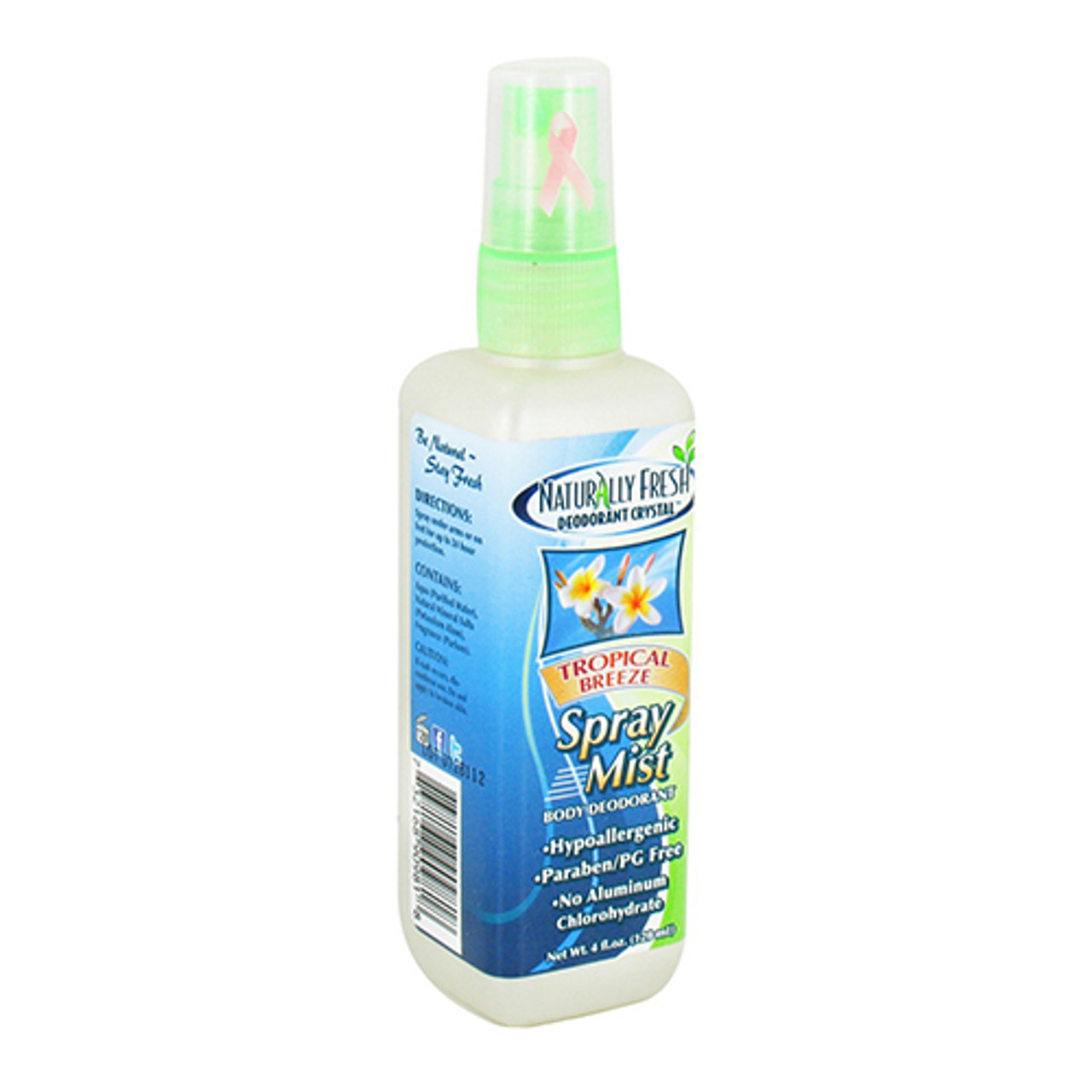 Flitsend geduldig rol Naturally Fresh - Deodorant Crystal Spray Mist Body Tropical Breeze - 4 Oz.  - myotcstore.com