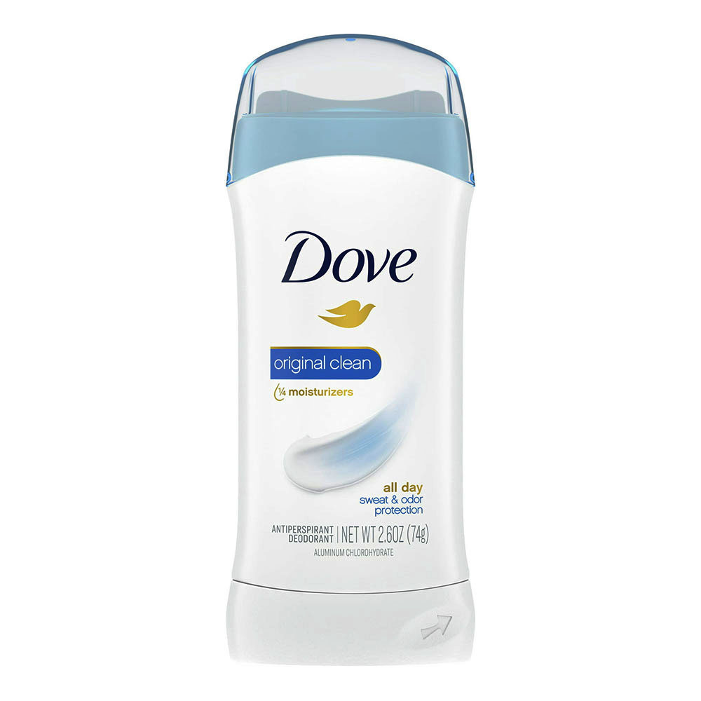 Dove Antiperspirant And Deodorant Invisible Solid, Original Clean, 2.6 oz