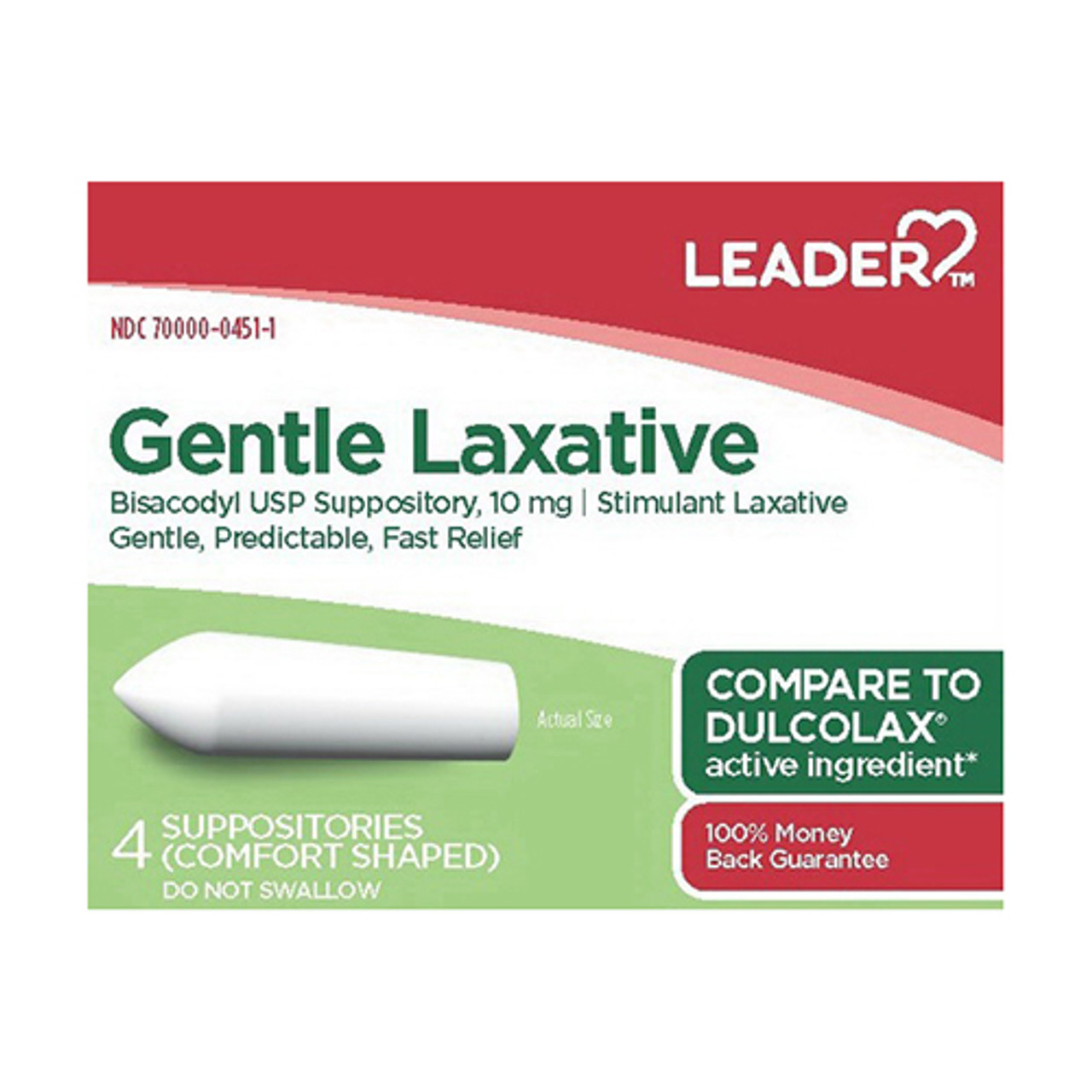 Dulcolax 10 Mg Laxative Suppositories, Comfort Shaped - 4 Ea 