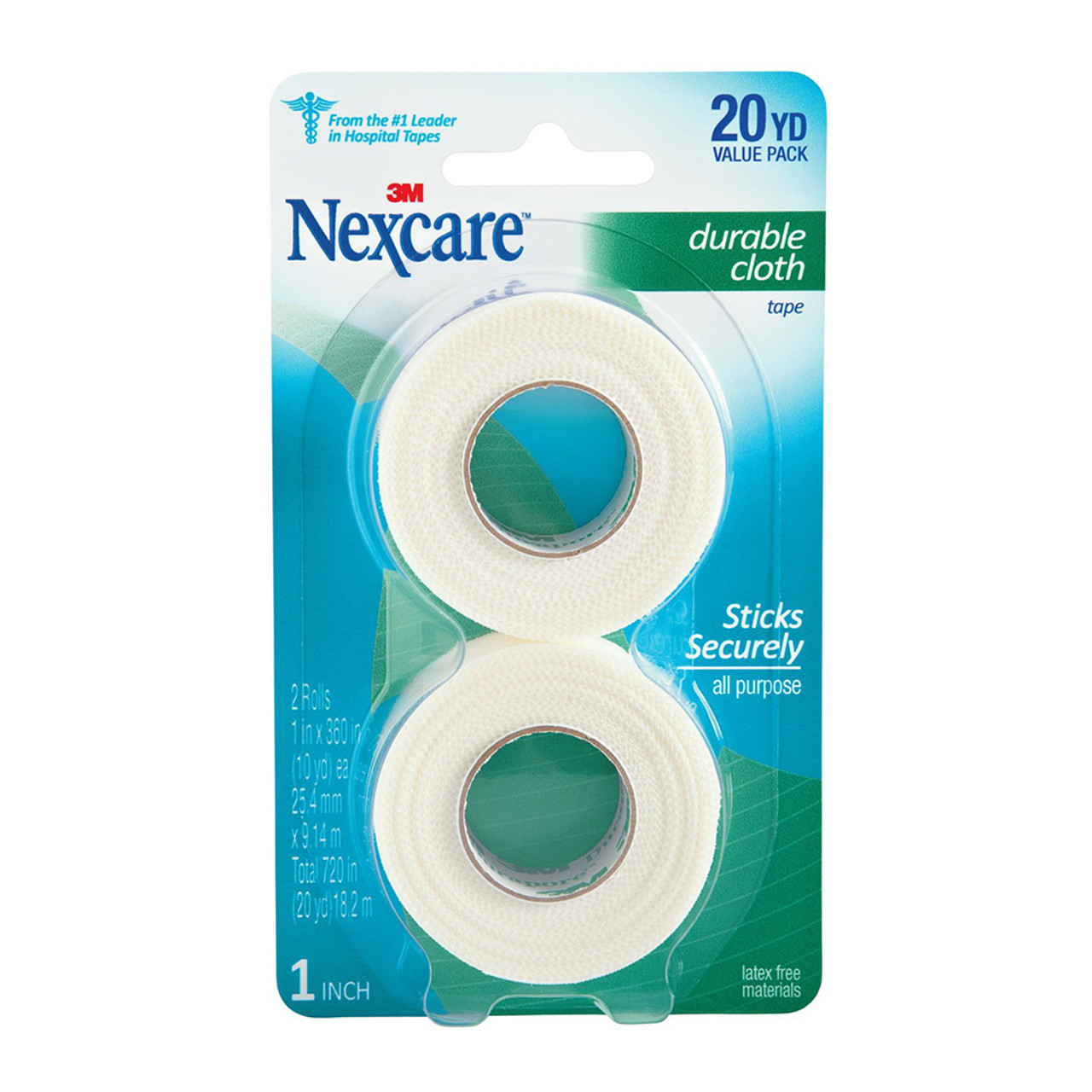 3M Nexcare Micropore Paper First Aid Tape, 1/2 Inch X 10 Yards, 24 Ea