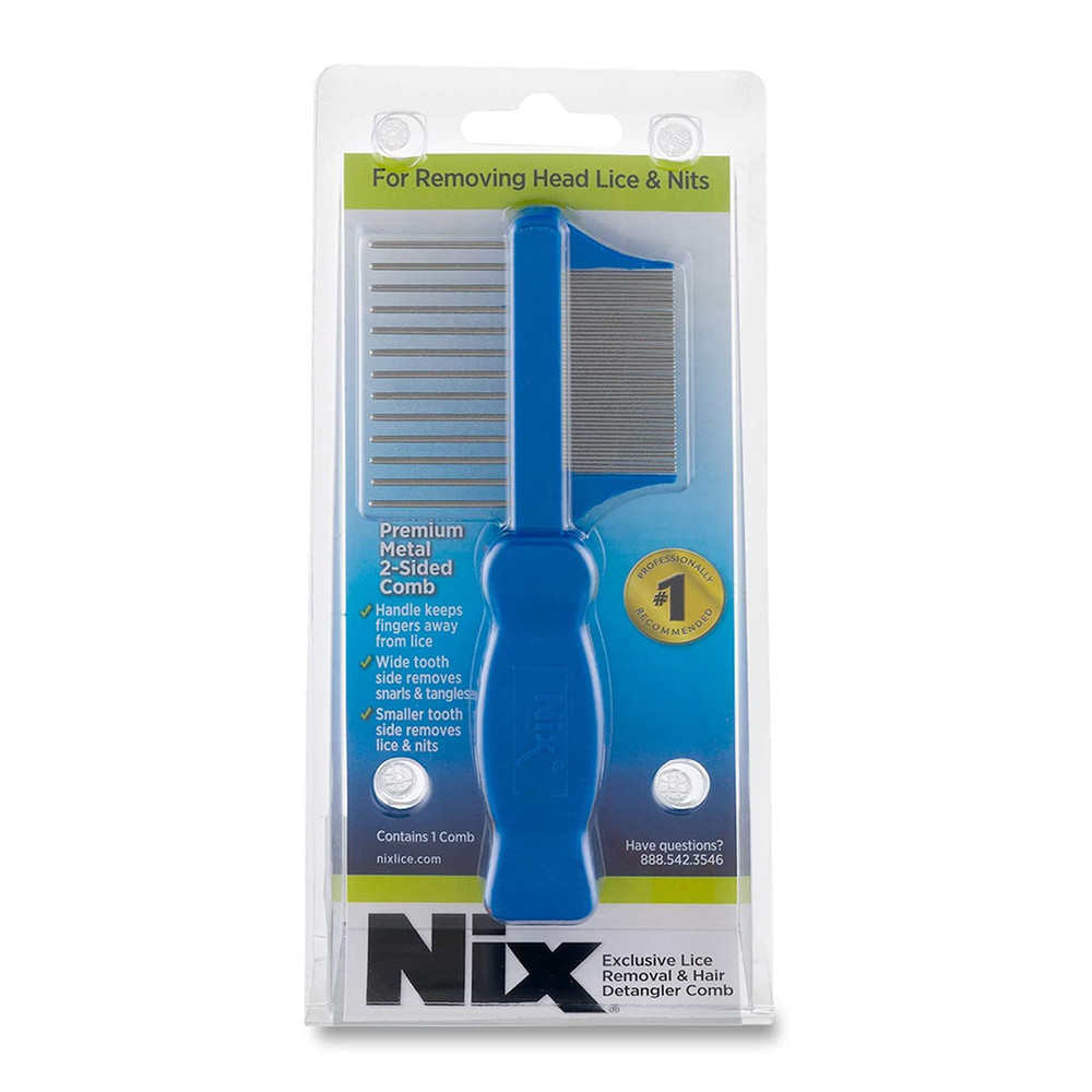 Nix Premium Metal Two-Sided Lice Comb, 1 Ea