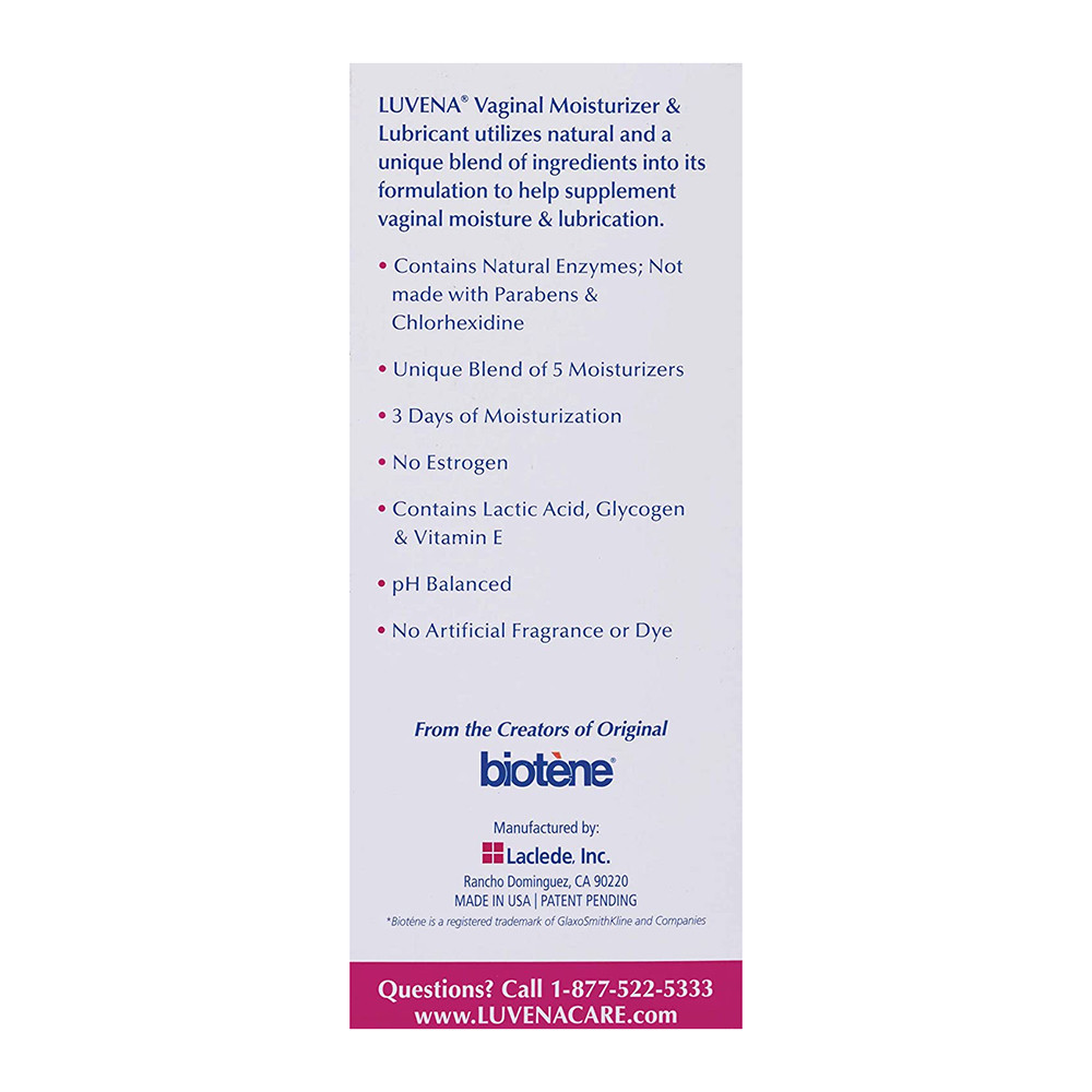 luvena enhanced personal lubricant and moisturizer Luvena Products main image 0