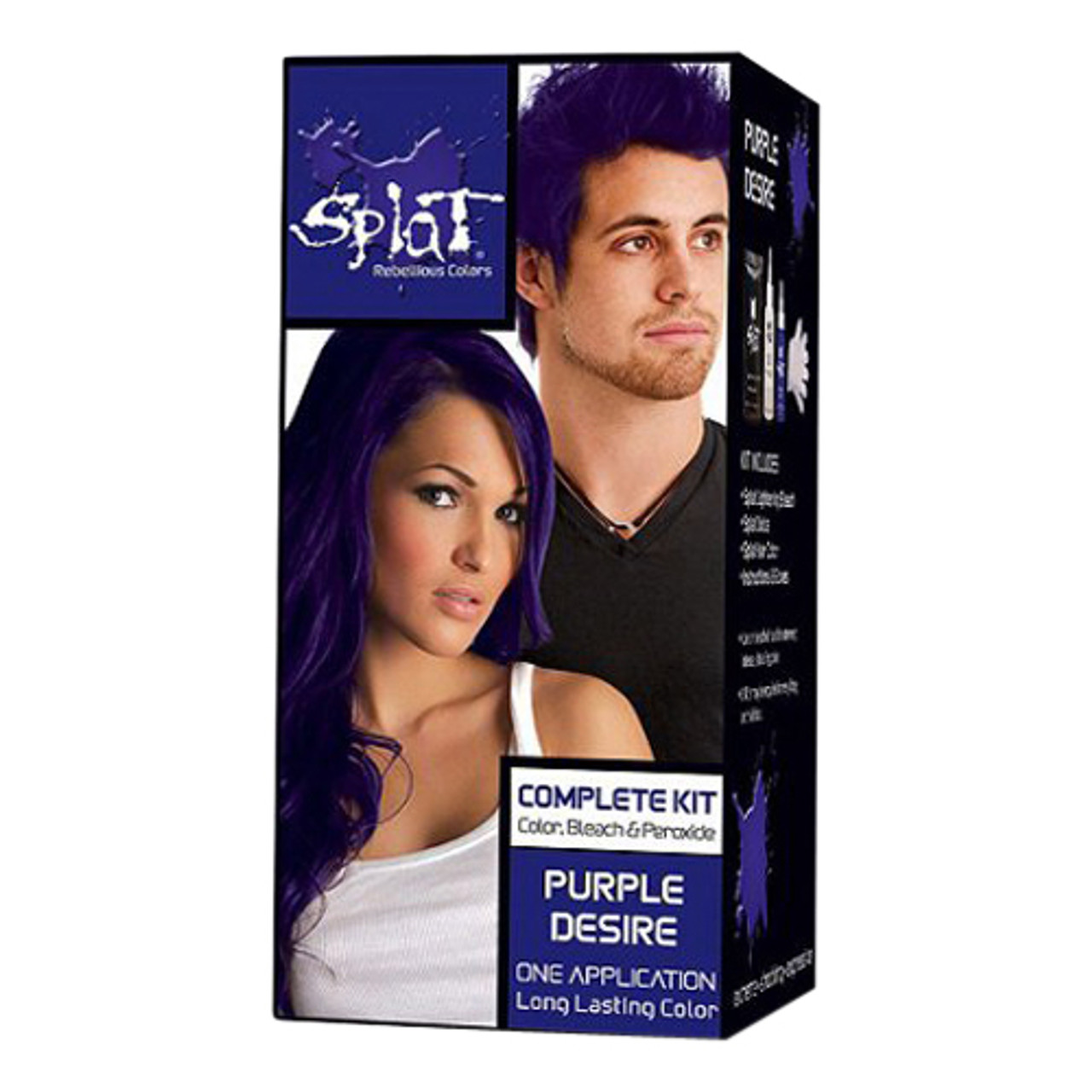 Splat Purple Desire, Semi-Permanent Hair Dye for All Hair Colors, 1 Kit -  myotcstore.com