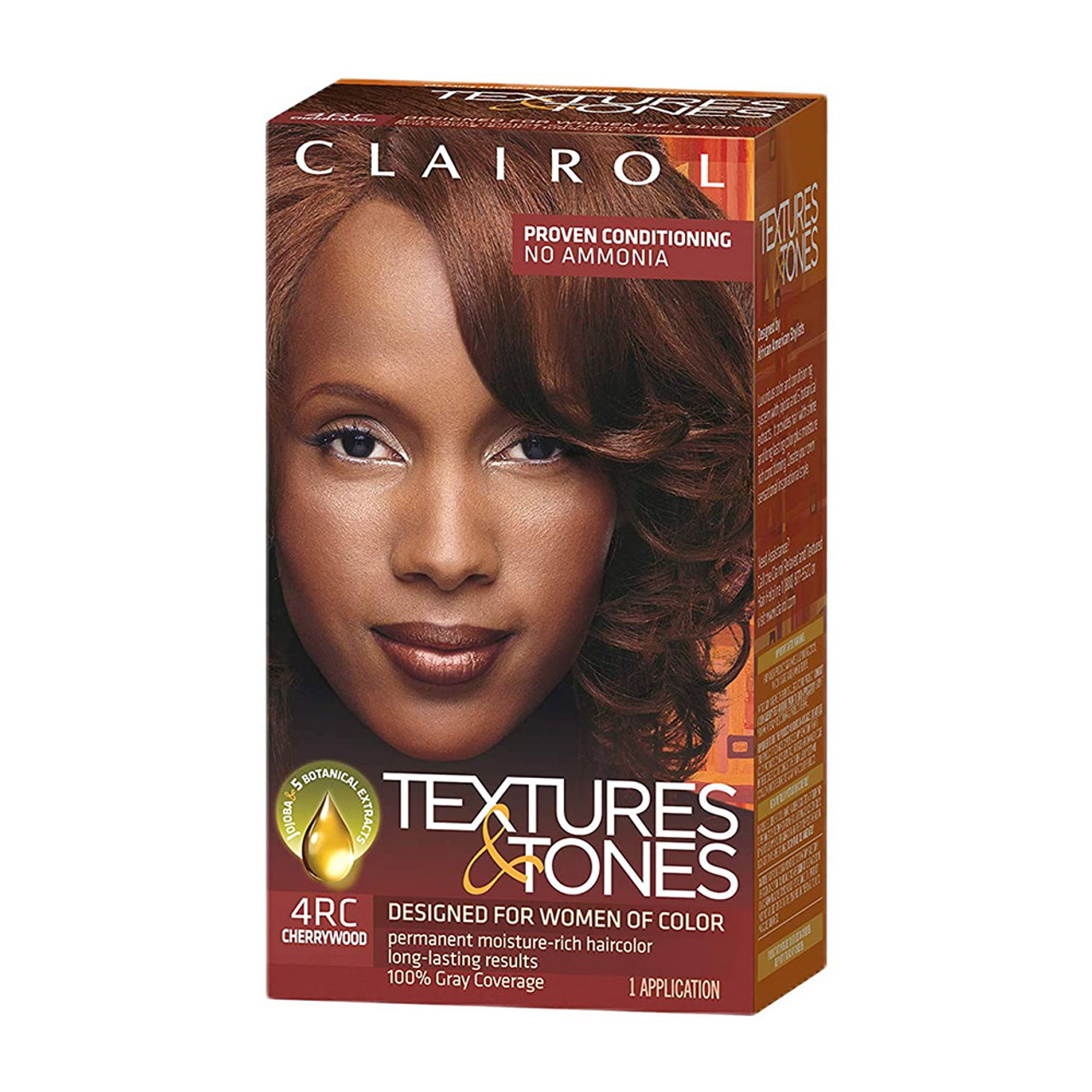 Clairol Professional Textures And Tones Permanent Moisture Hair Color 4rc Cherrywood Kit 1 Ea