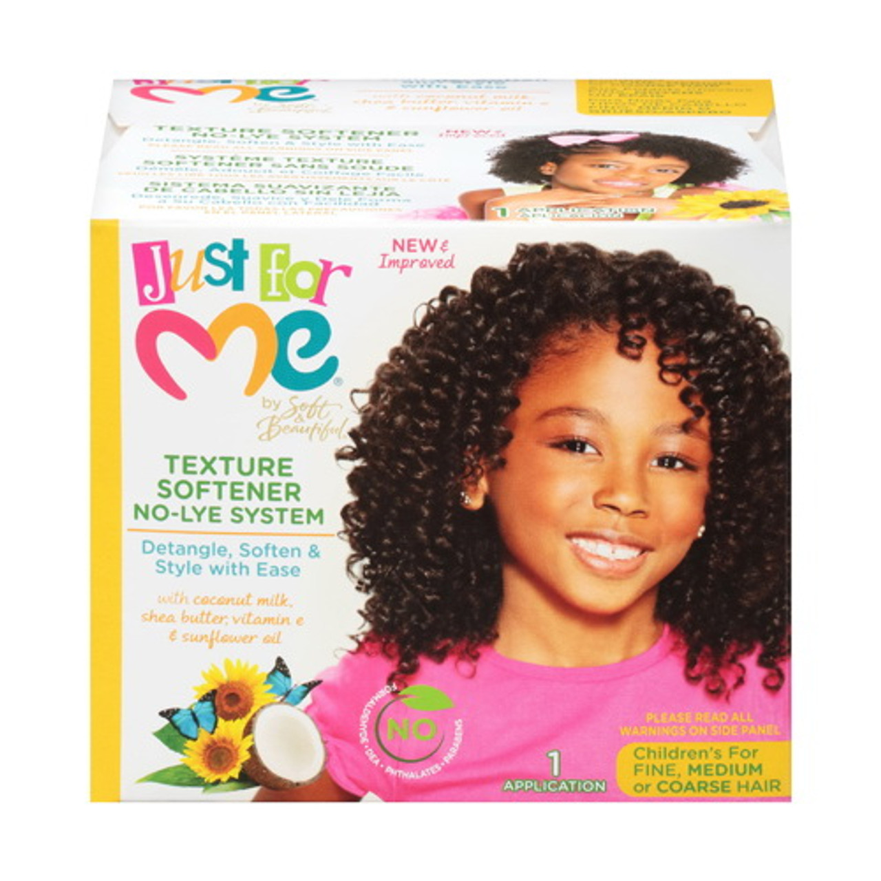 Just For Me Texture Softener No Lye System Kit, 1 Ea - myotcstore.com