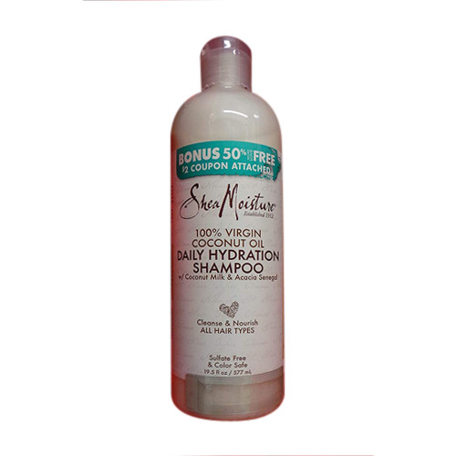 Shea Moisture Coconut Oil Daily Hydration Hair Shampoo, 19.5 Oz