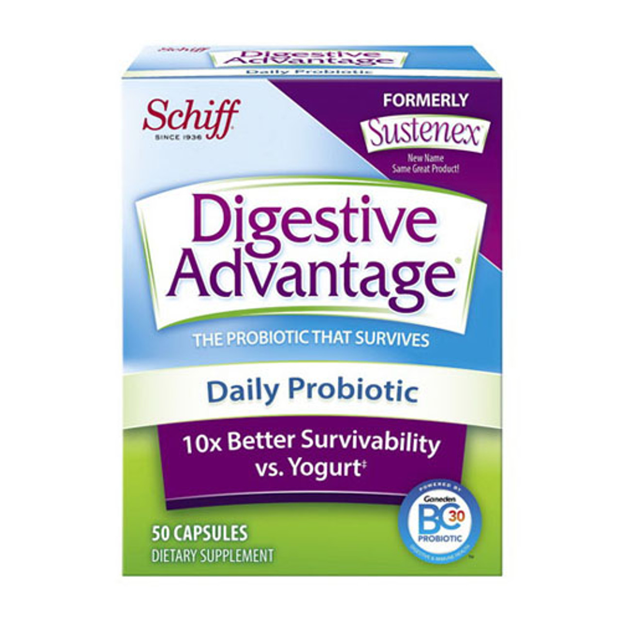 Digestive Advantage Daily Probiotics Supplement, Capsules 50 Ea