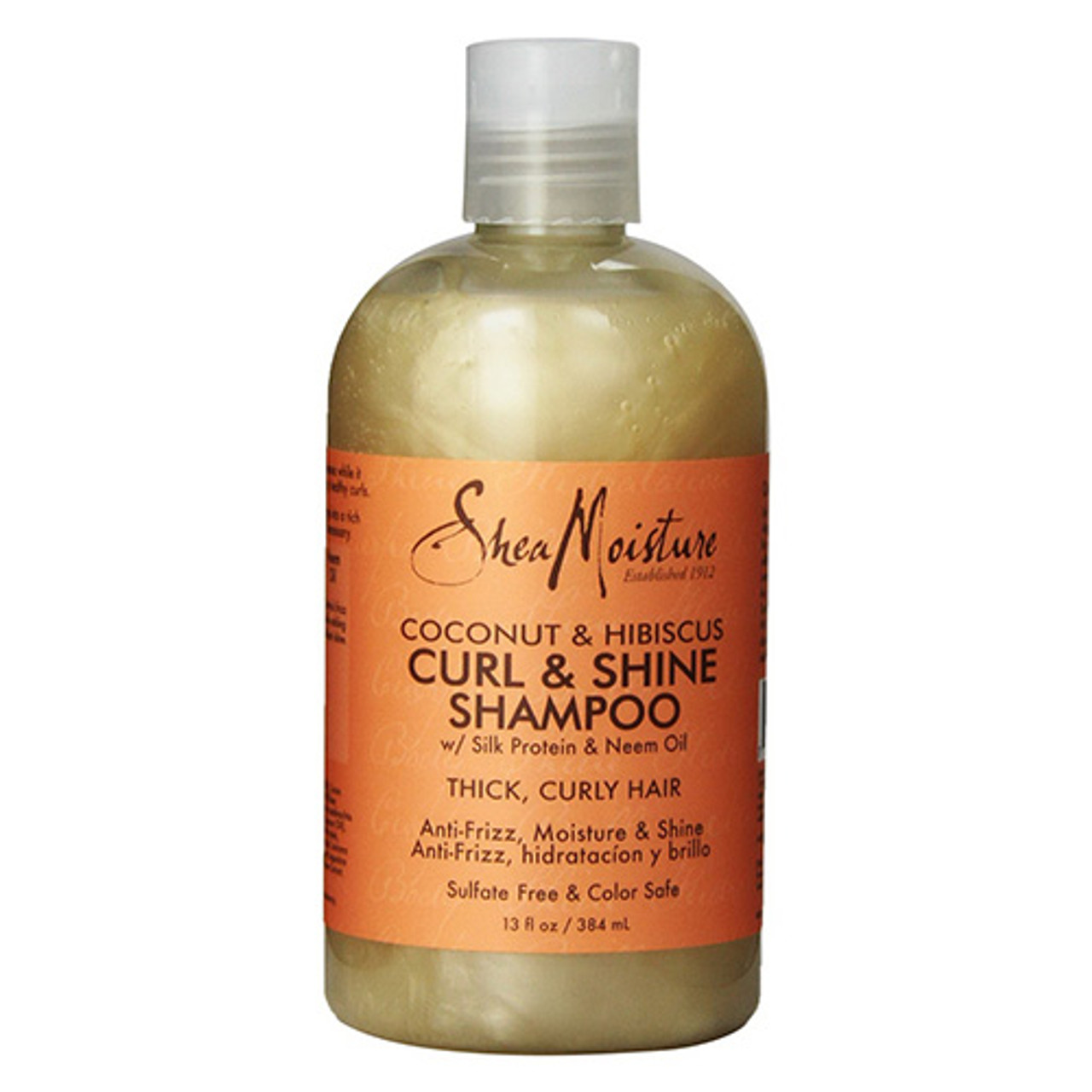 Shea Moisture Curl And Shine Shampoo, Coconut And Hibiscus - Oz - myotcstore.com