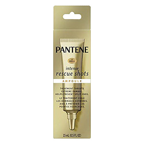 Pantene ProV Intense Rescue Shots Ampoules Hair Treatment, 0.5 Oz