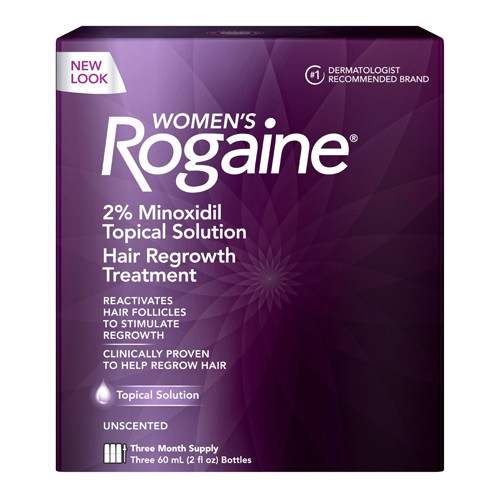 Rogaine Womens Hair Regrowth Treatment 2 Oz X 3 Packs