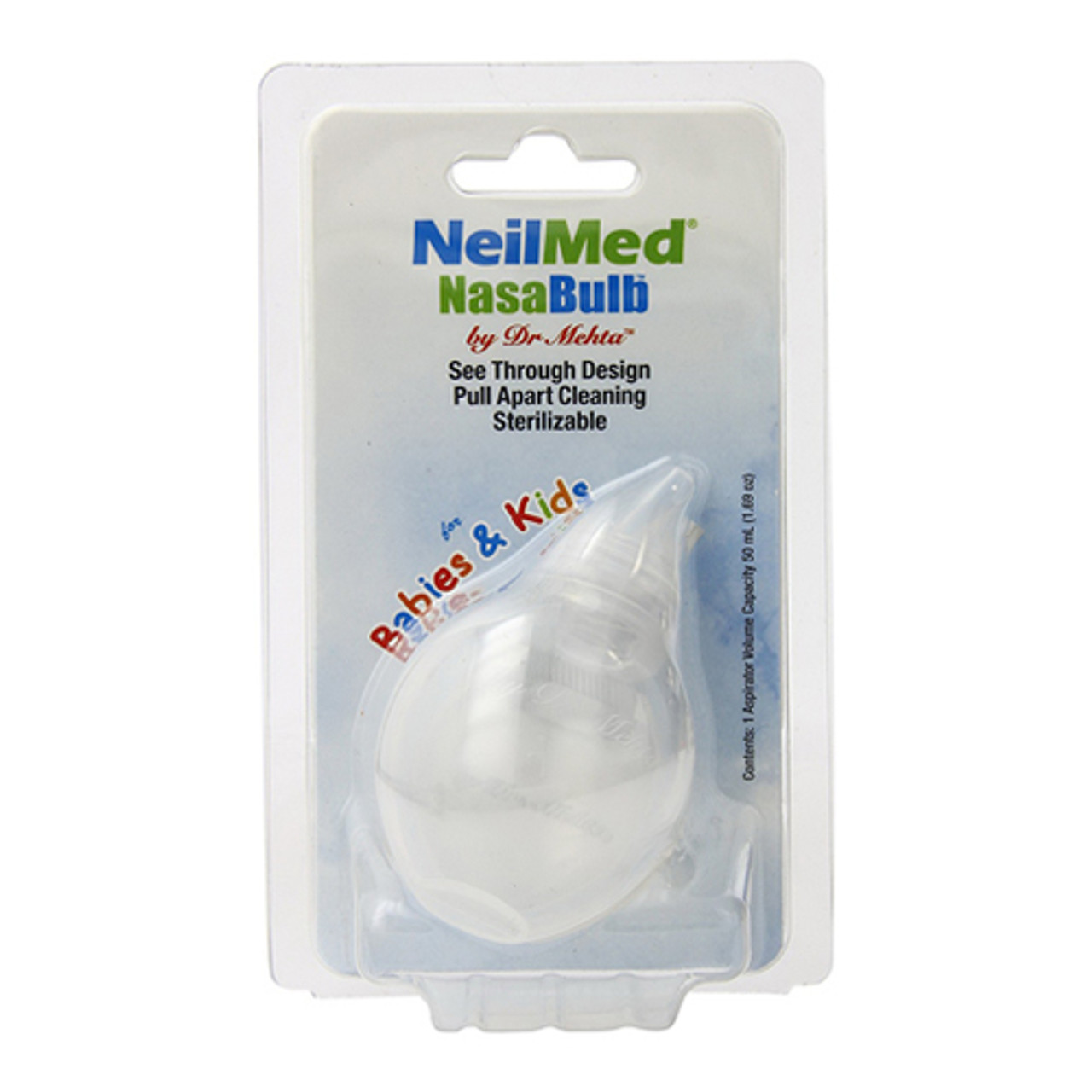 NeilMed Nasabulb Nose Aspirator For Babies And Kids, 1 Ea 