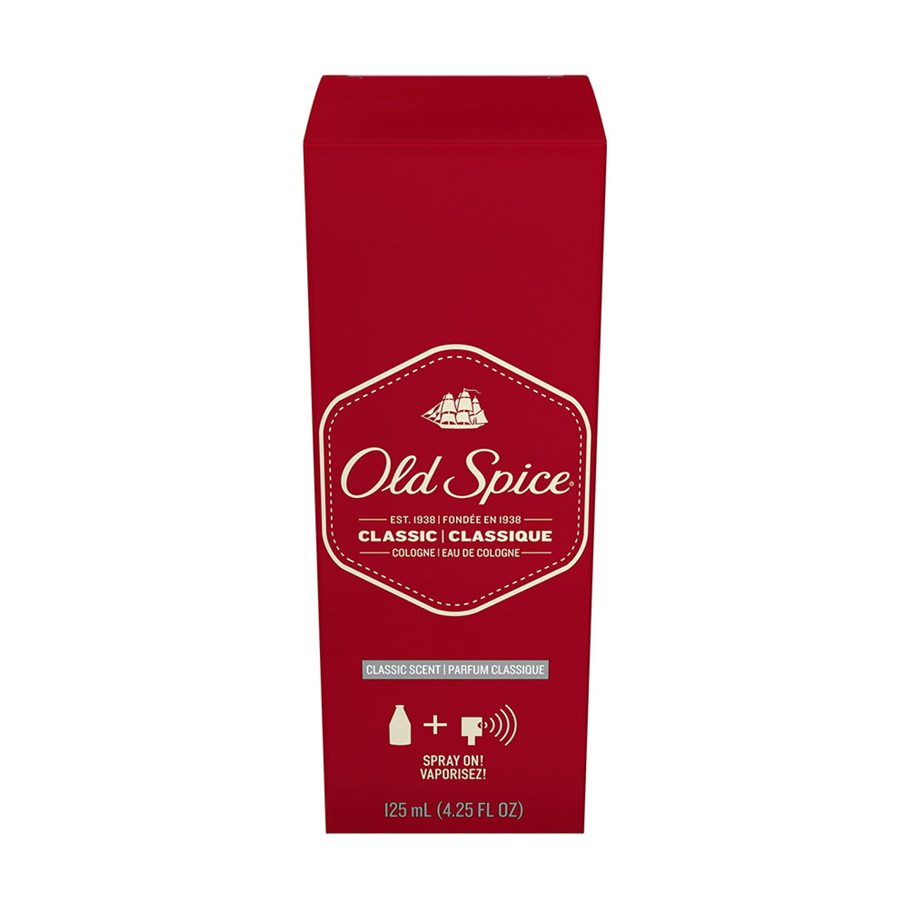 Old Spice Classic Cologne Spray, 4.25 oz