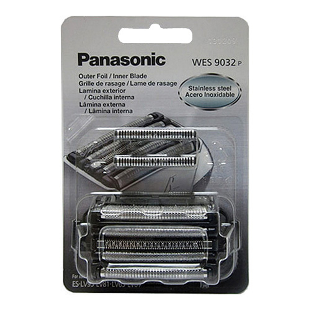 WES9032P Men's Electric Razor Replacement Inner Blade ＆ Outer Foil Set for Panasonic, Compatible with ARC5 5-Blade Shavers ES-LV97-K, ES-LV67-K, ES-L Panasonic WES9032P Electric Razor Replacement Inner Blade and