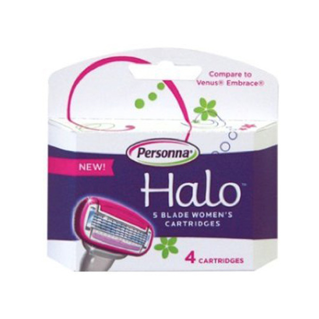 Personna Halo Razor Womens 5-Blade Refill Cartridges - 1Ea - myotcstore.com