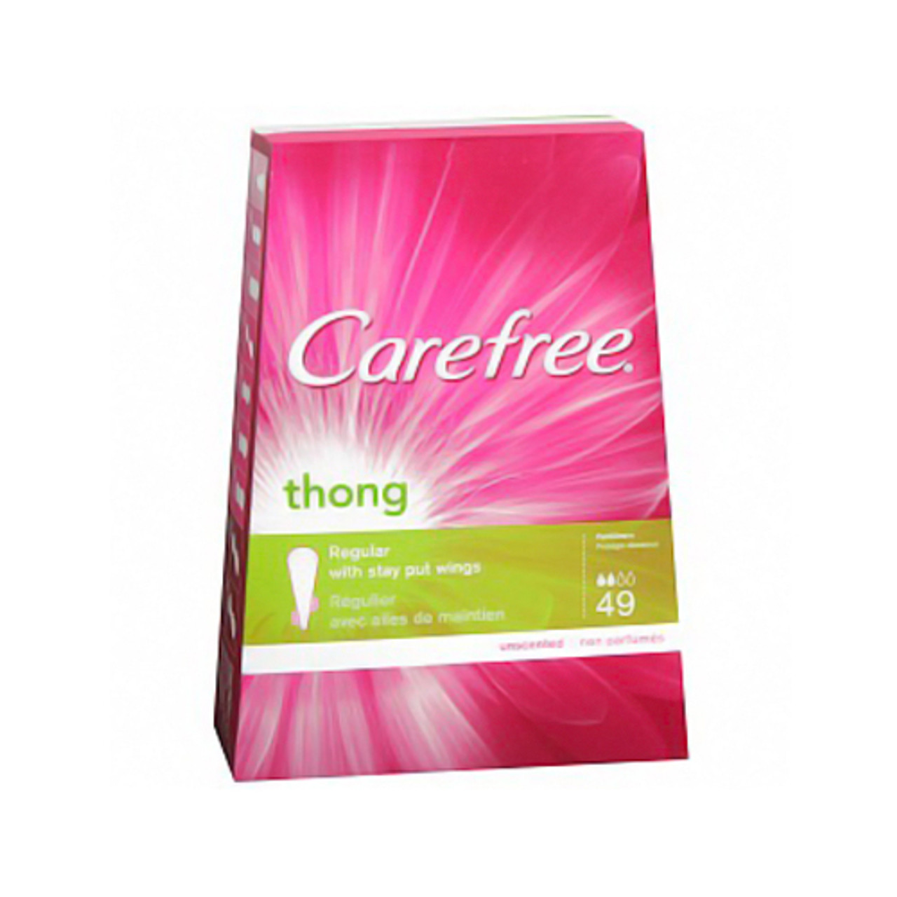 Carefree Acti-fresh Body Shape Regular to Go Unscented Pantiliners, 54 Ea 