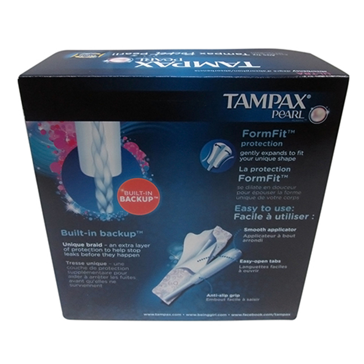 Tampax pearl plastic tampons, ultra absorbency, unscented - 18 ea