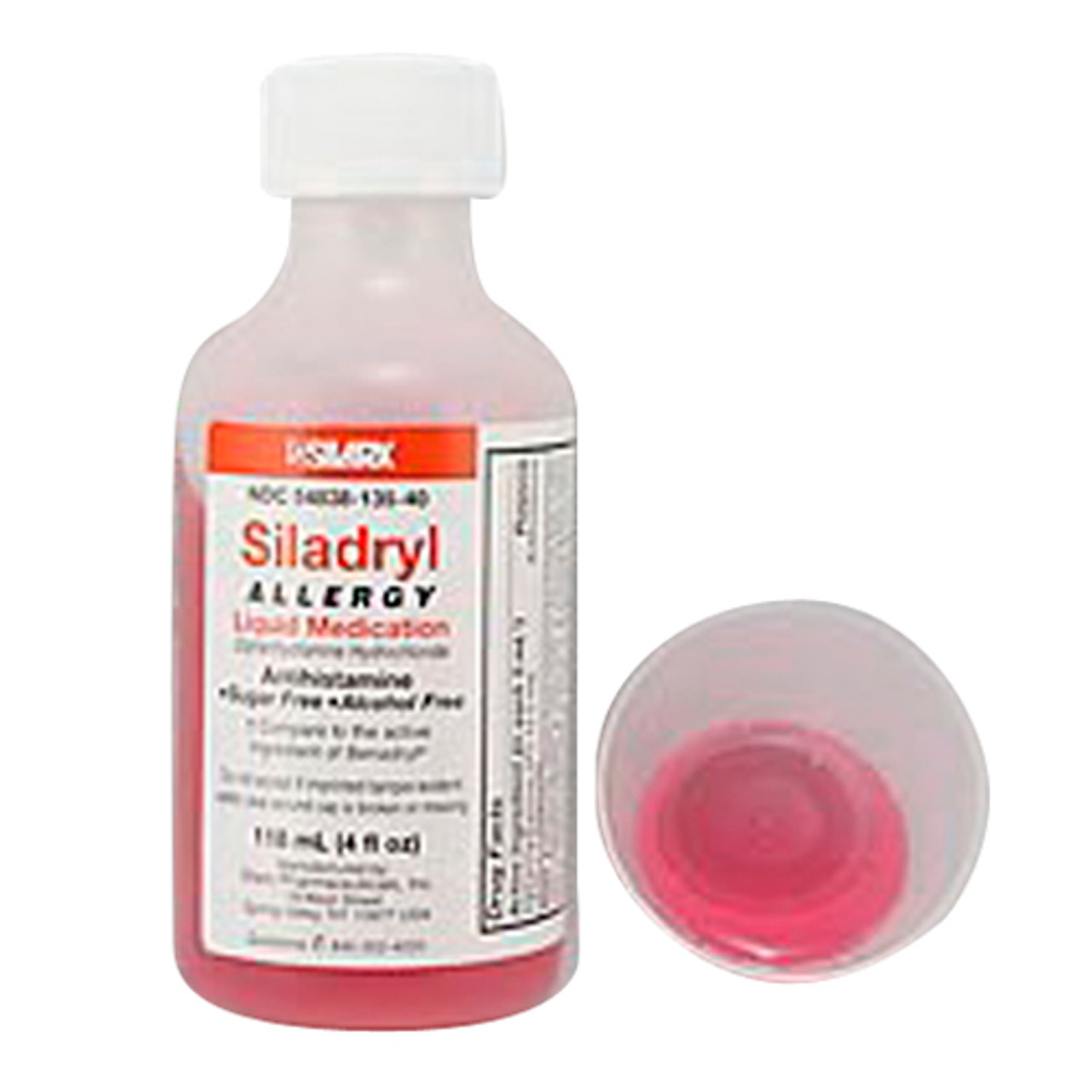 Silarx Siladryl Allergy Relief Liquid Medication Antihistamine, 4
