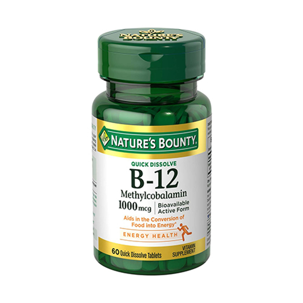Natures Bounty Vitamin B12 Methylcobalamin 1000 mcg Quick Dissolve