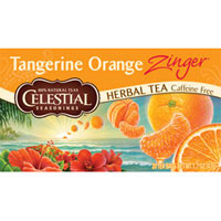 Celestial Seasonings Caffeine Free Tangerine Orange Zinger Natural Herbal Tea 20 Bags