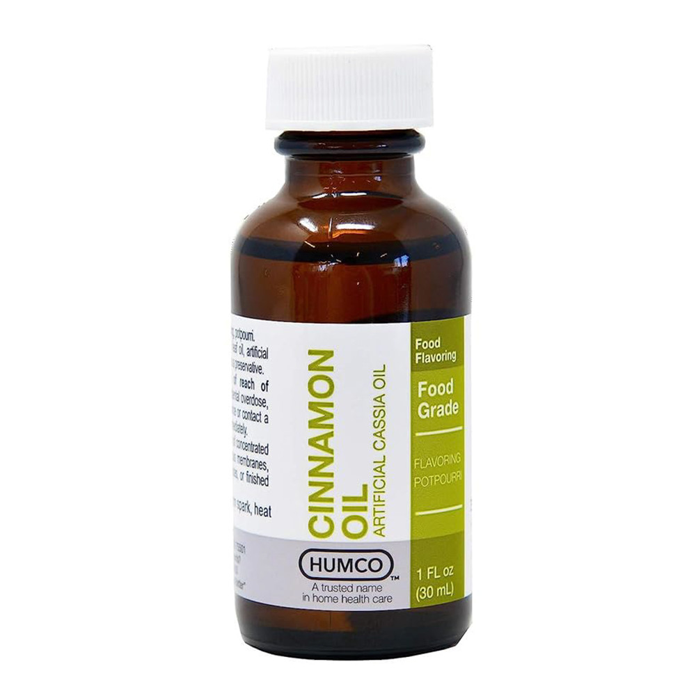 Humco Cinnamon Oil for Flavoring and Aromatic Use 1Oz (30ml)