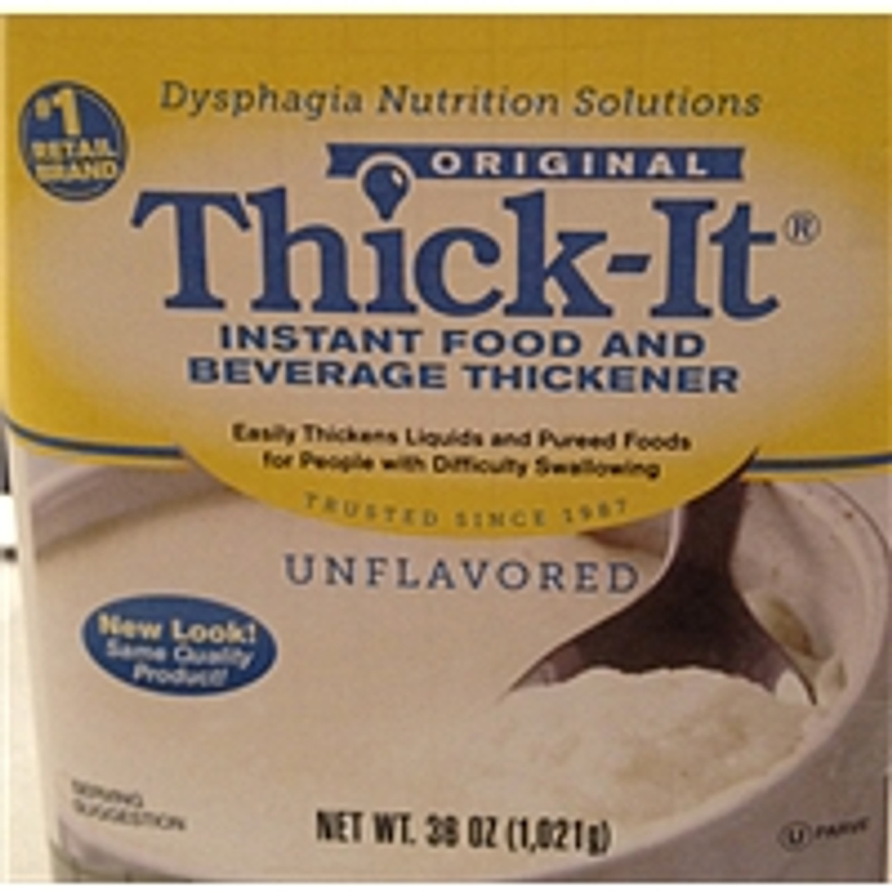 Thick It Original Instant Food And Beverage Thickener, Unflavored - 36 Oz 