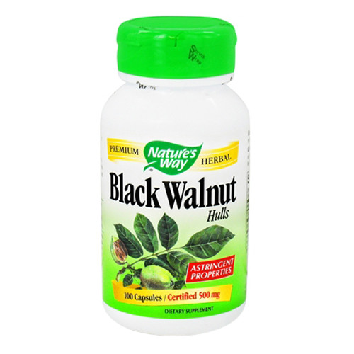 Natures Way Black Walnut Hulls Capsules For Astringent Properties 100