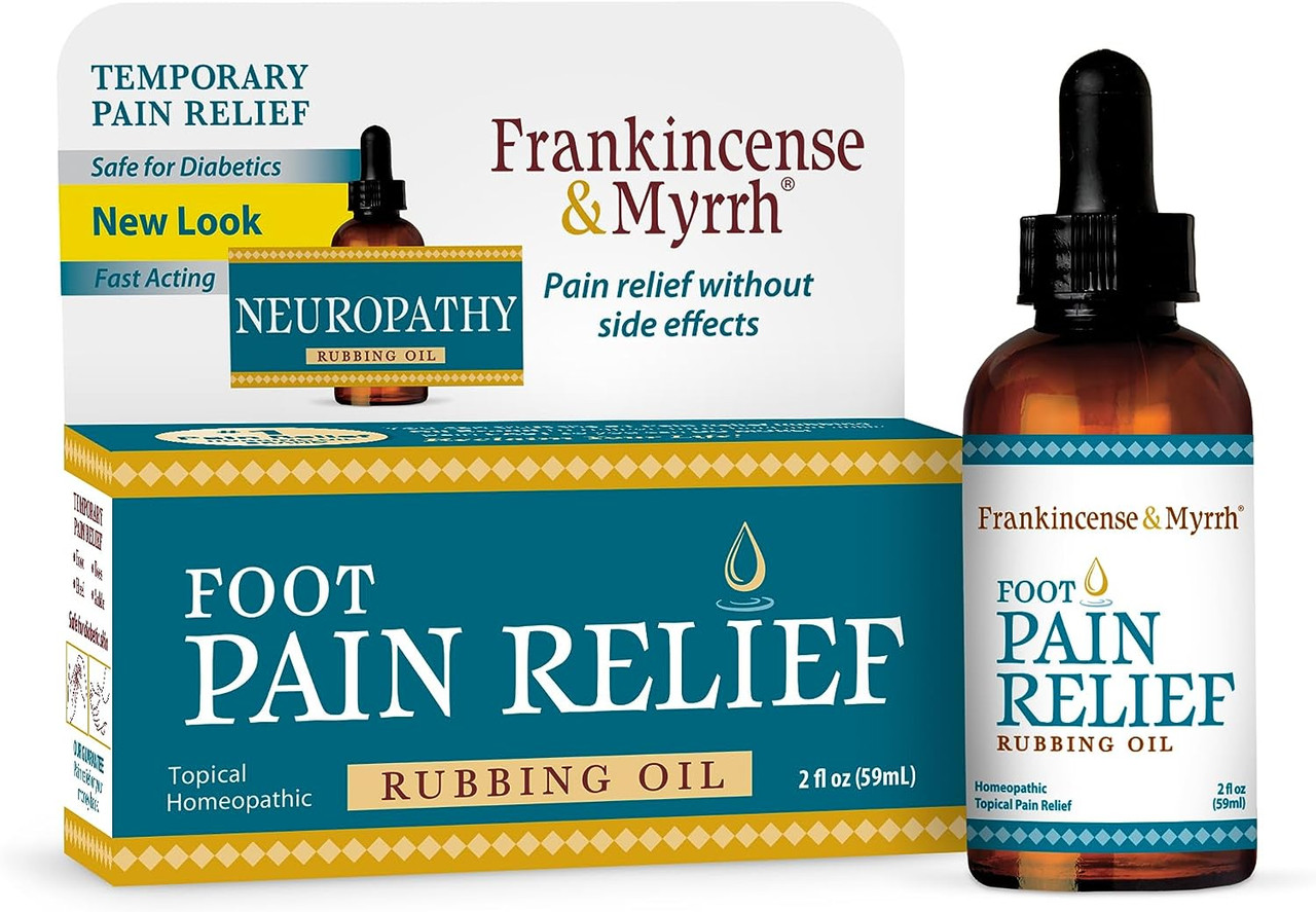 FRANKINCENSE & MYRRH Arthritis Pain Relief Rubbing Oil – Pain Relief with  Essential Oils, 2 Fluid Ounces - 1 Pack