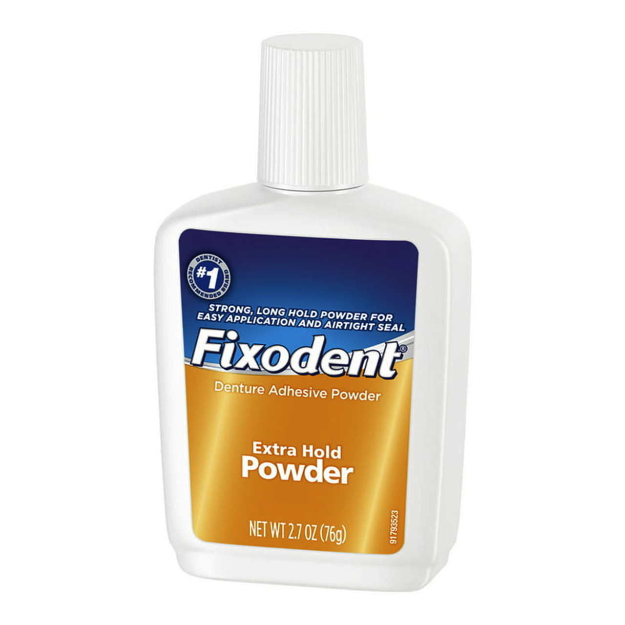 Fixodent Extra Hold Denture Adhesive Powder, 2.7 Oz
