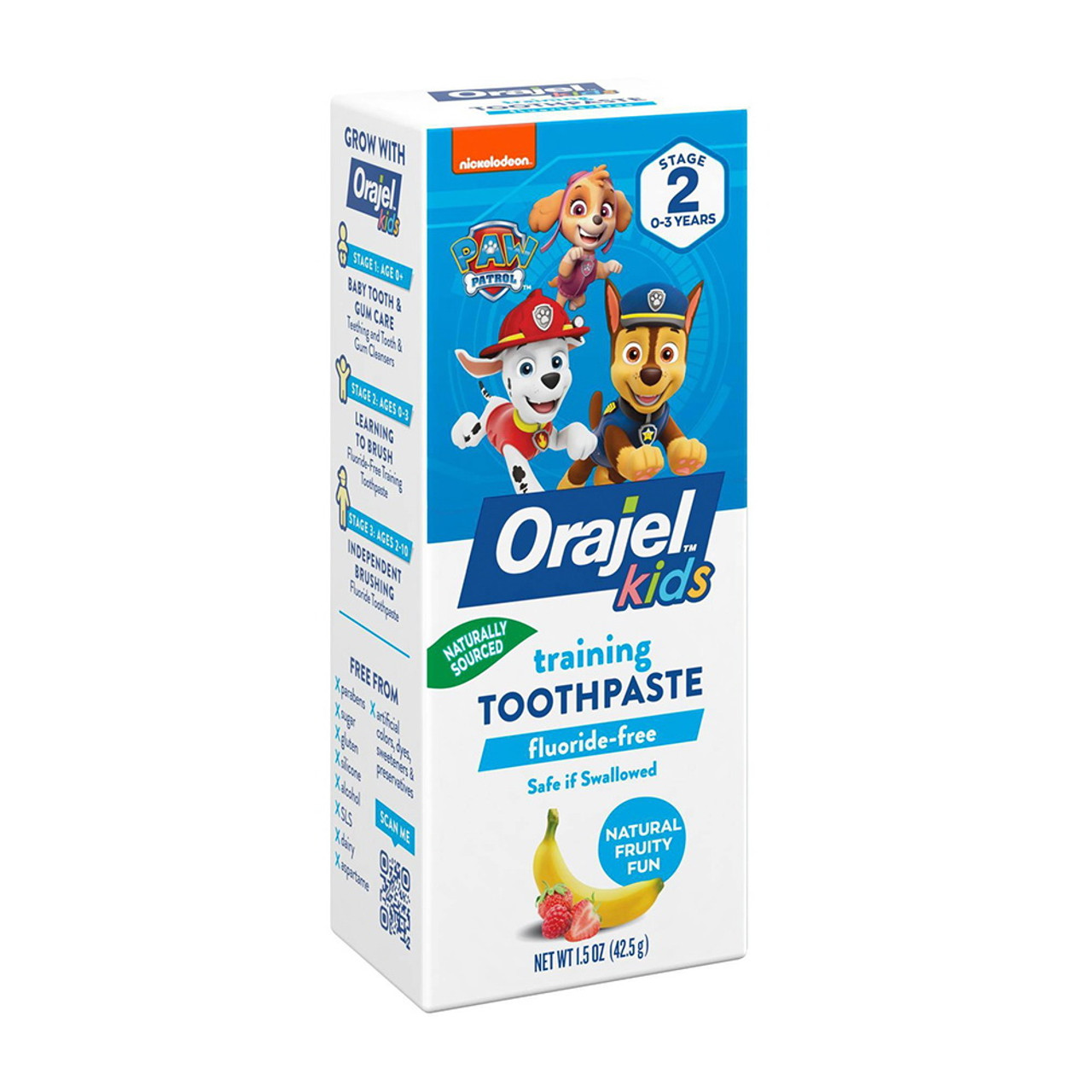 orajel training toothpaste paw patrol