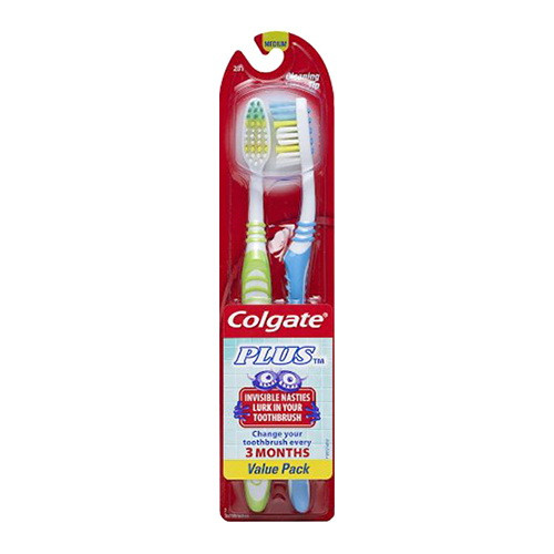 Colgate Plus with Invisible nestles Lurk in your Toothbrush, Value Pack ...