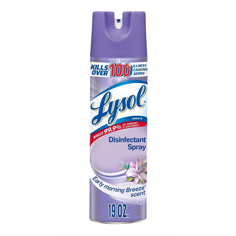 Lysol Disinfectant Spray, Early Morning Breeze - 19 Oz