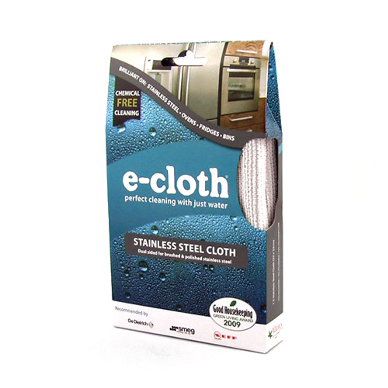 E-Cloth Stainless Steel Microfiber Cleaning Cloths - 2 Ea - myotcstore.com