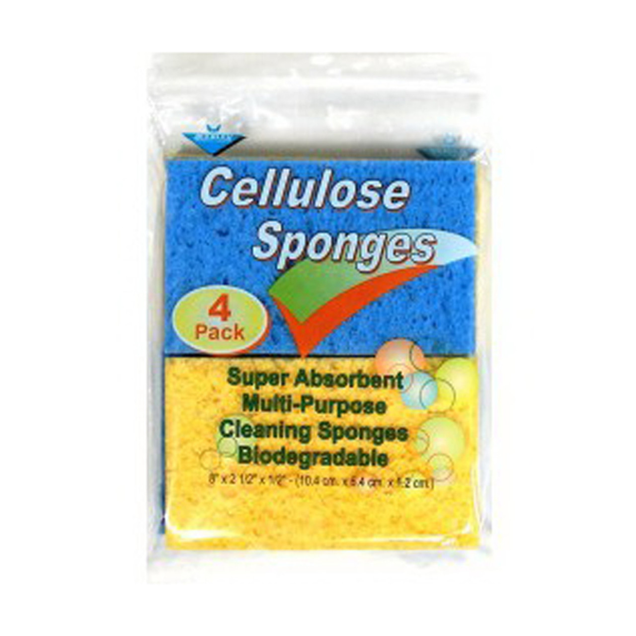 Full Circle Squeeze Cellulose Sponge Absorbent Cloths 3-pack