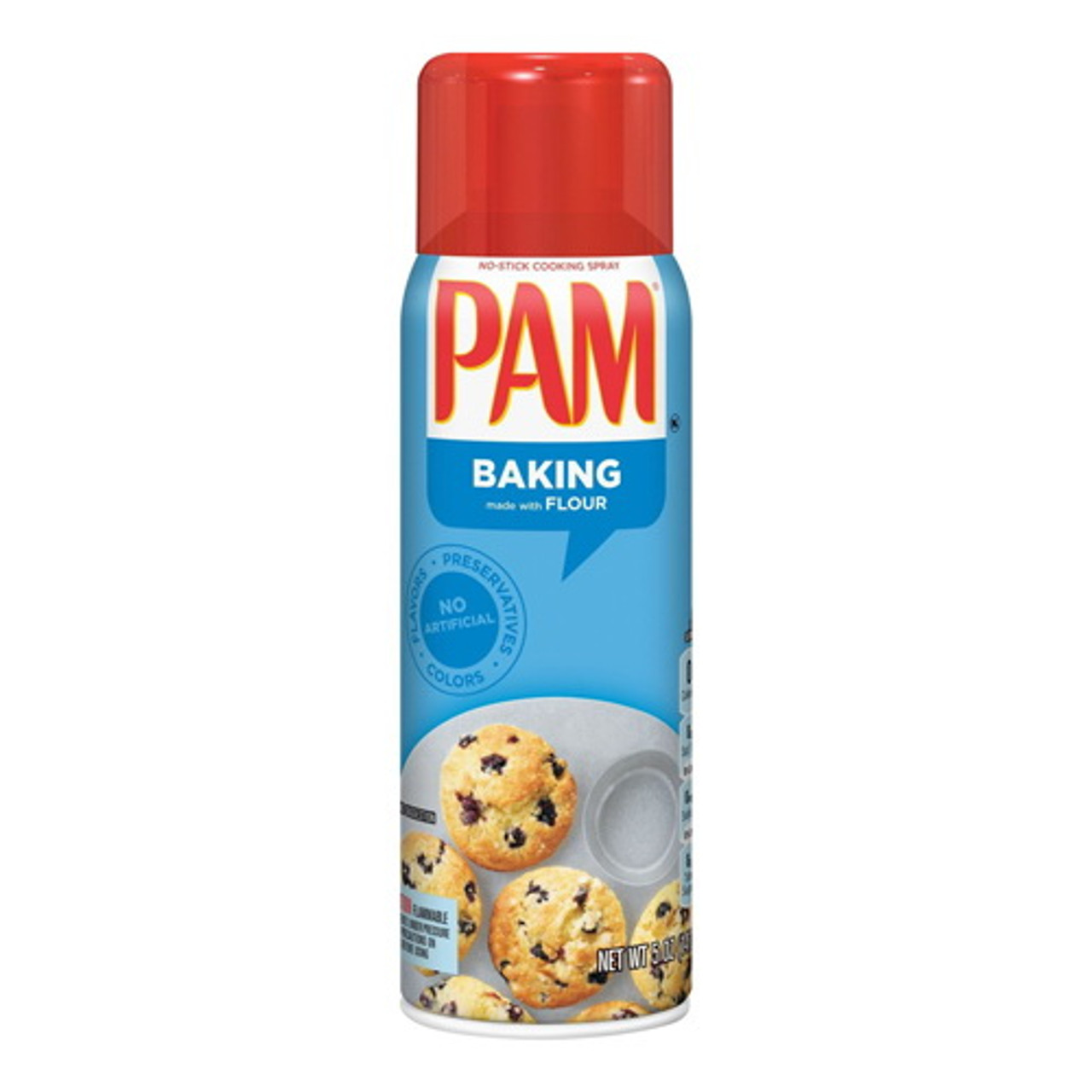 PAM No-Stick Cooking Oil Spray for Grilling 5 oz (Pack of 12)