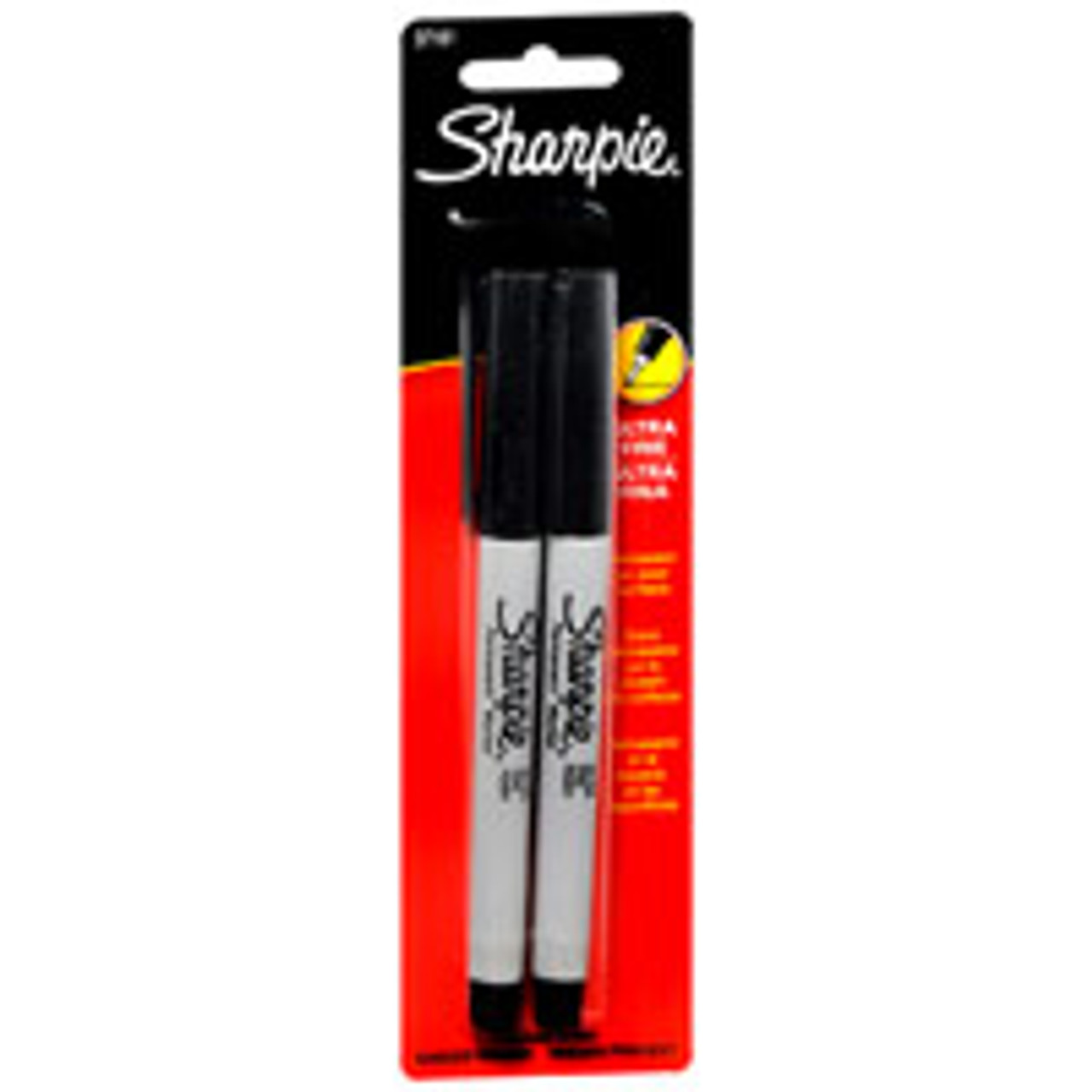 Sharpie Ultra Fine Point Permanent Markers, Black - 2 Ea