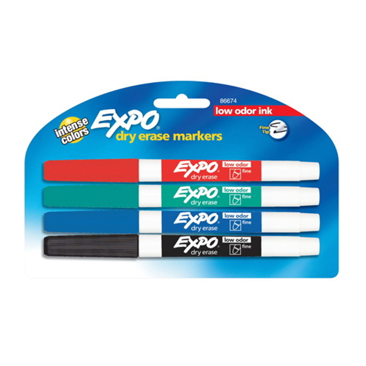 Expo Low Odor Dry Erase Pen Style Markers, 4 Ea - myotcstore.com