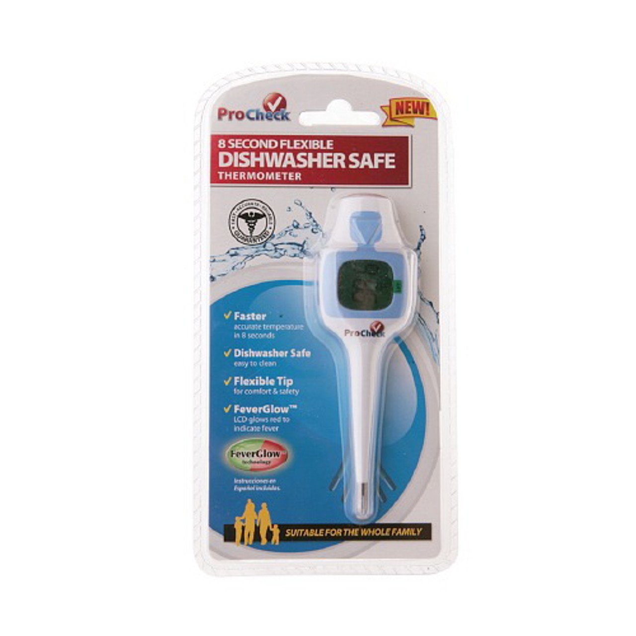 Procheck Fever Glow Thermometer, Dishwasher Safe - 1 Ea