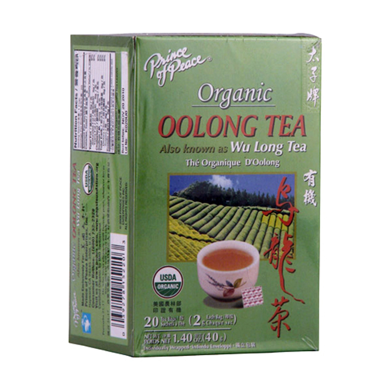 Prince Of Peace Organic Oolong Tea 20 Bags