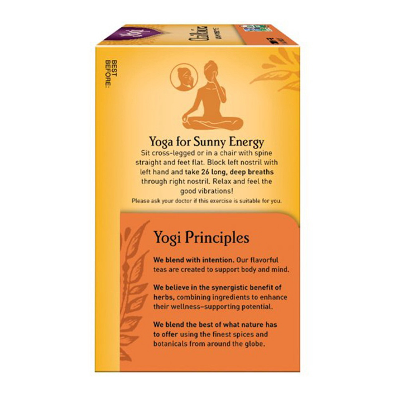 Yogi Chai Rooibos Herbal Supplement Tea Bags 16 Ea