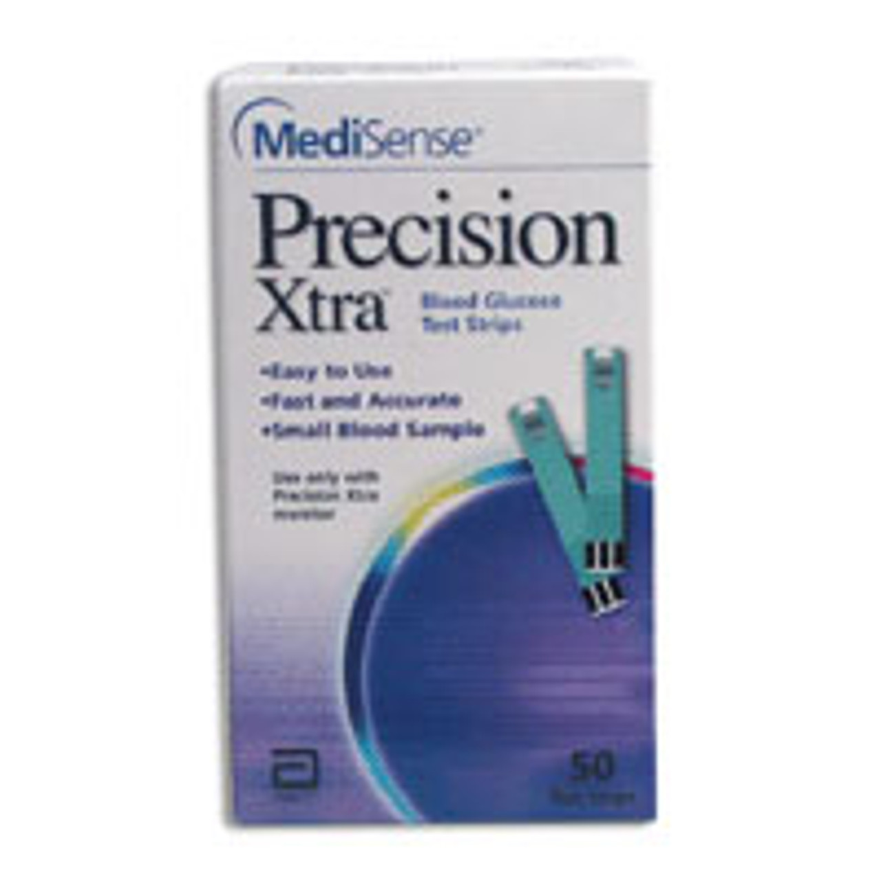 Medisense Precision Xtra Blood Glucose Test Strips 50 Ea