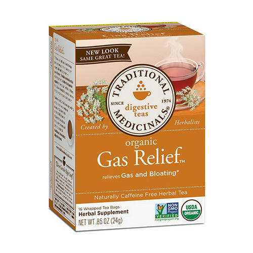 Traditional Medicinals Tea Bags, Organic Gas Relief, 16 Ea