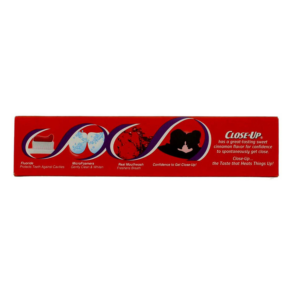 Close Up Cinnamon Red Gel Anticavity Fluoride Toothpaste Fresh Breath ...
