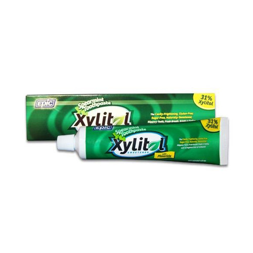 Epic Dental Fluoride And Xylitol Sweetened Toothpaste, Spearmint 4.9