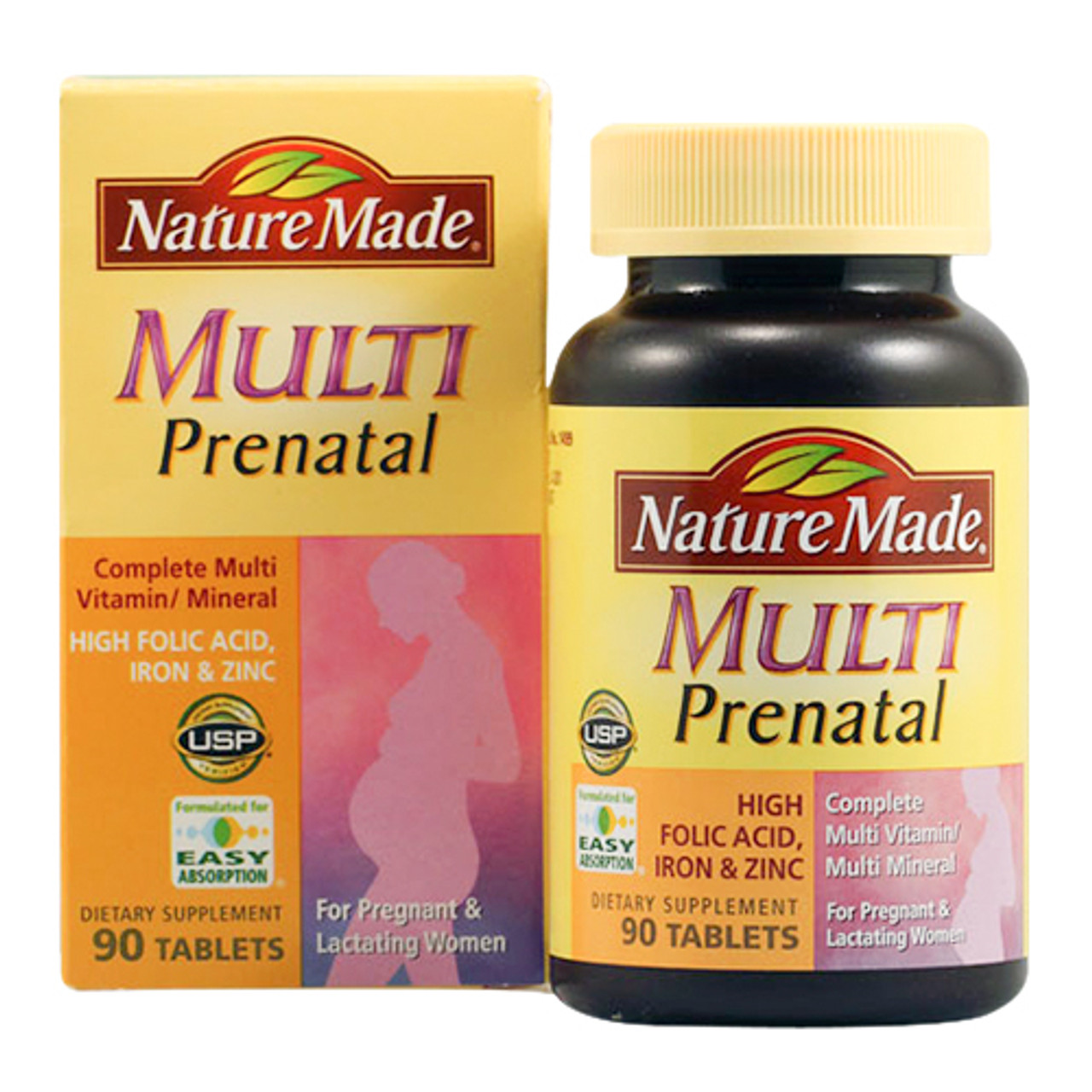 Nature Made Multi Vitamin Prenatal Tablets For Pregnant And Lactating ...