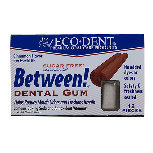 Eco Dent Between Dental Gum Cinnamon, 12 Ea