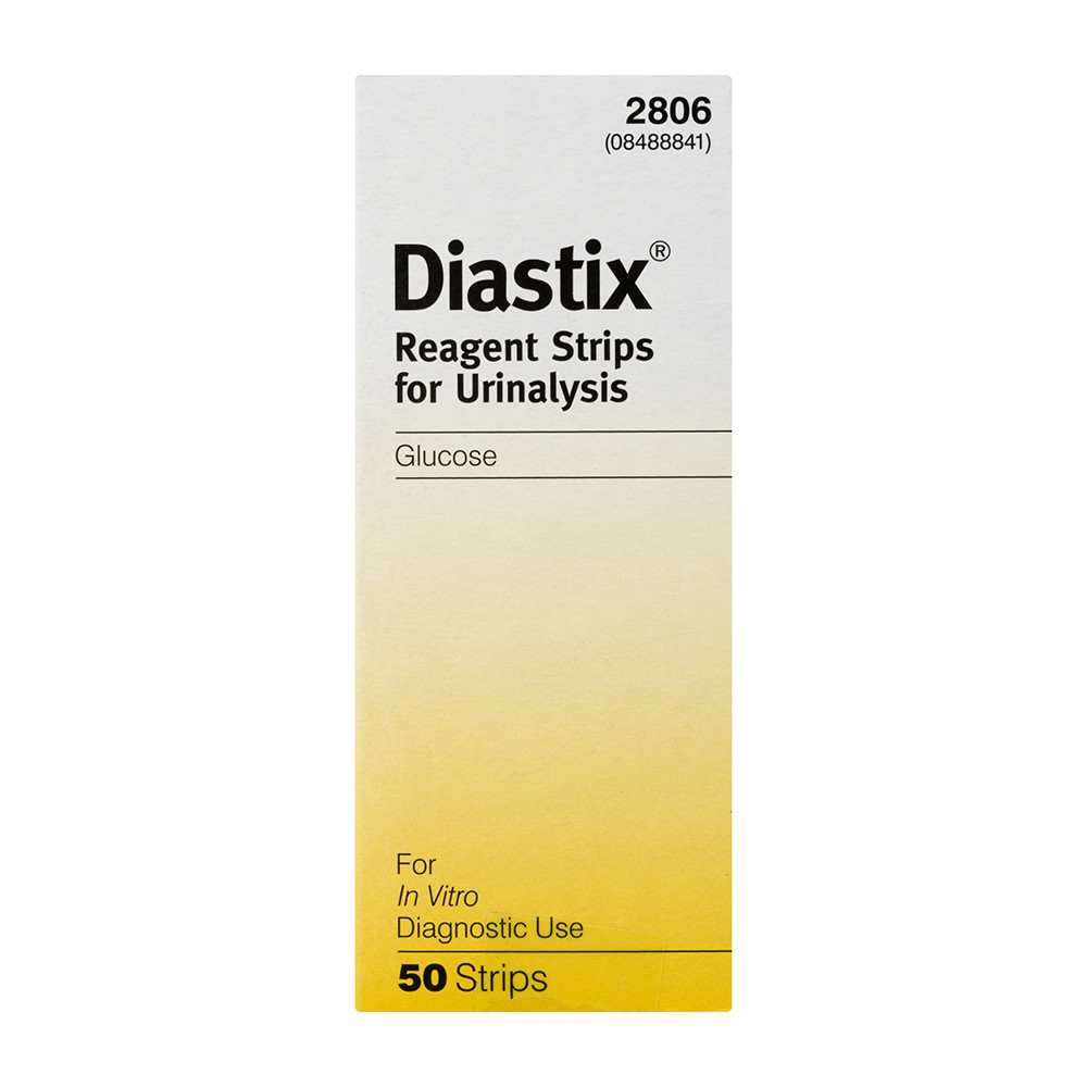 Diastix Reagent Strips For Urinalysis To Test Urine Glucose 50 Each