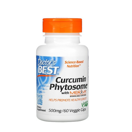 Doctors Best Curcumin Phytosome 500 mg Veggie Capsules, 60 Ea