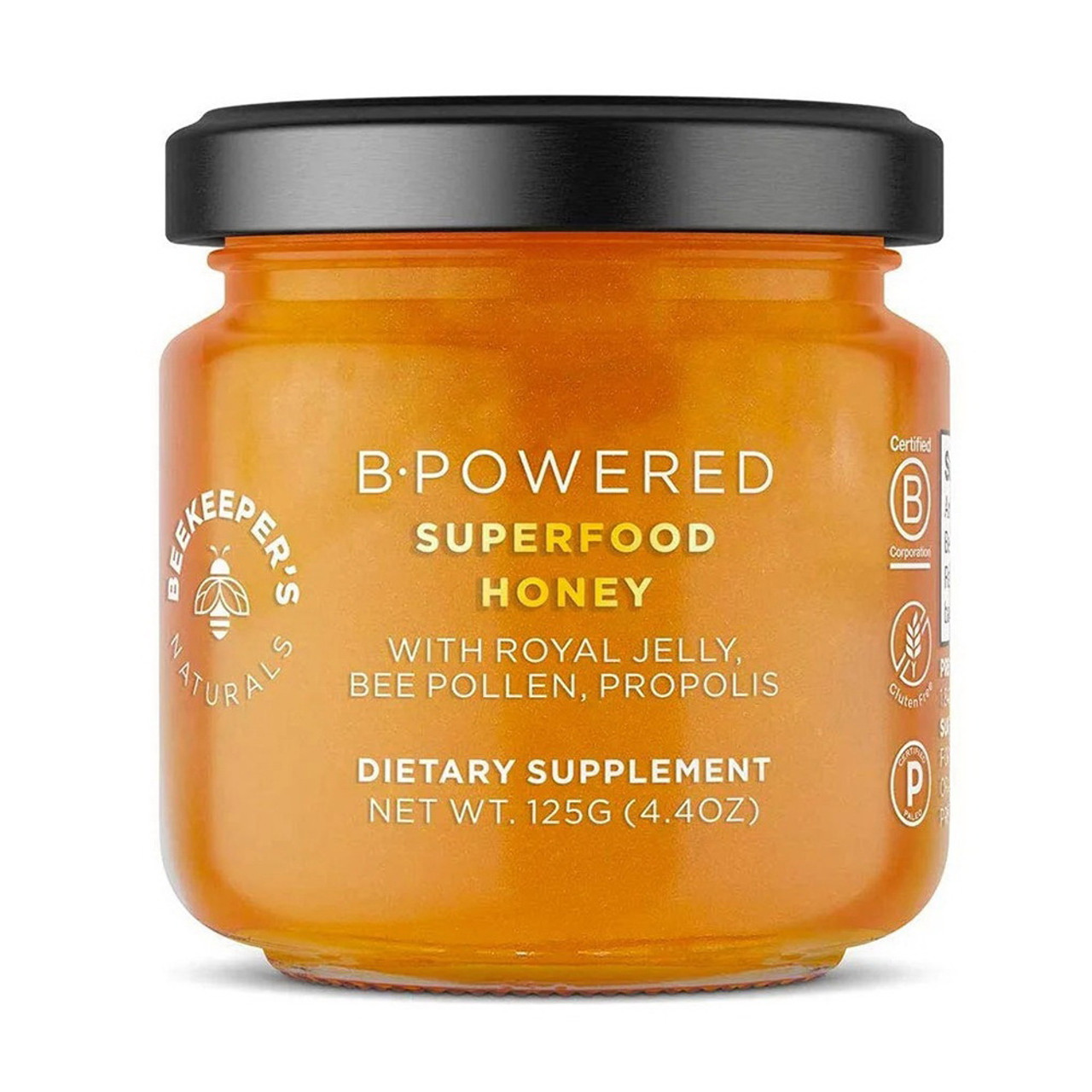 Beekeepers Naturals B.Powered Superfood Honey, 4.4 Oz