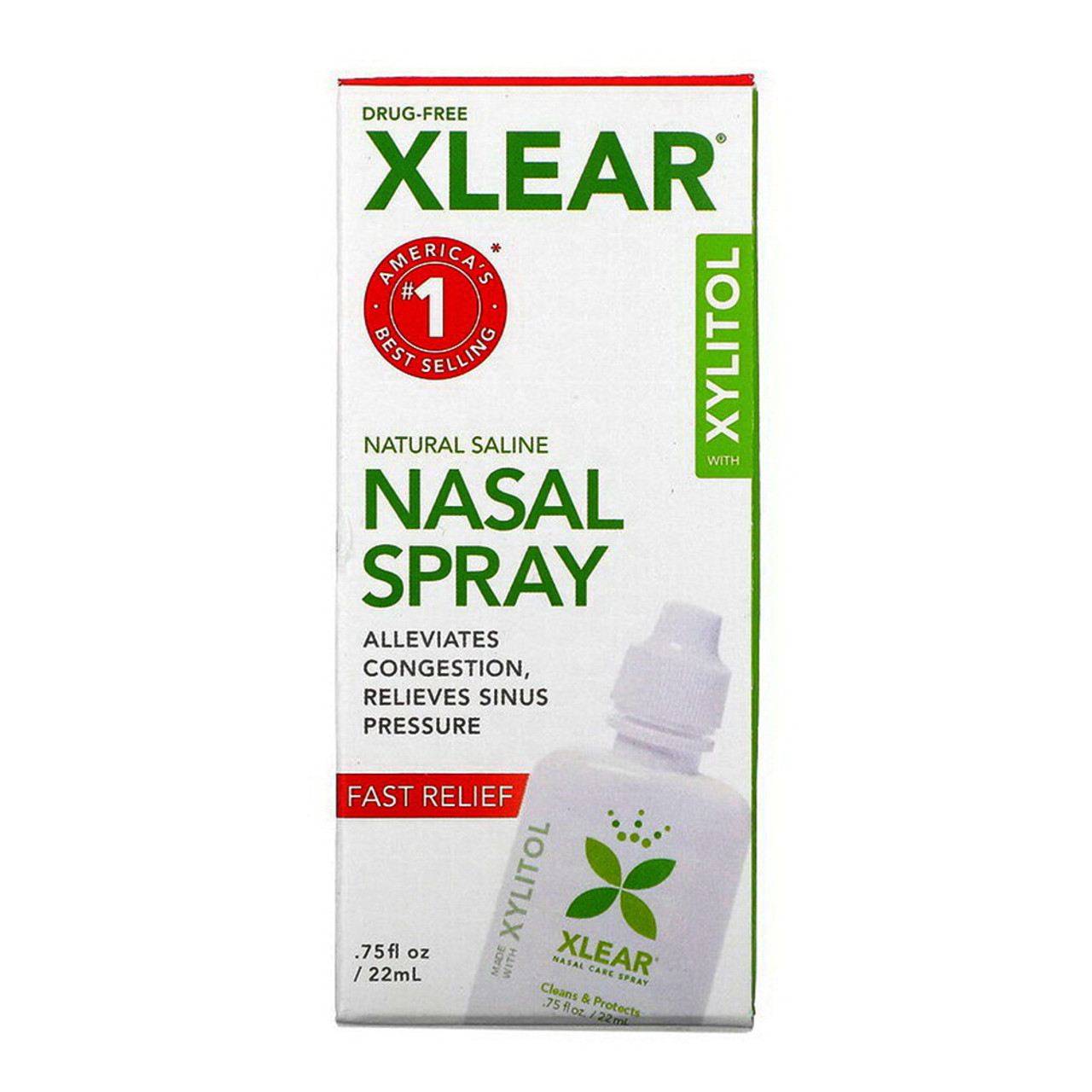 Xlear Natural Saline Nasal Spray with Xylitol