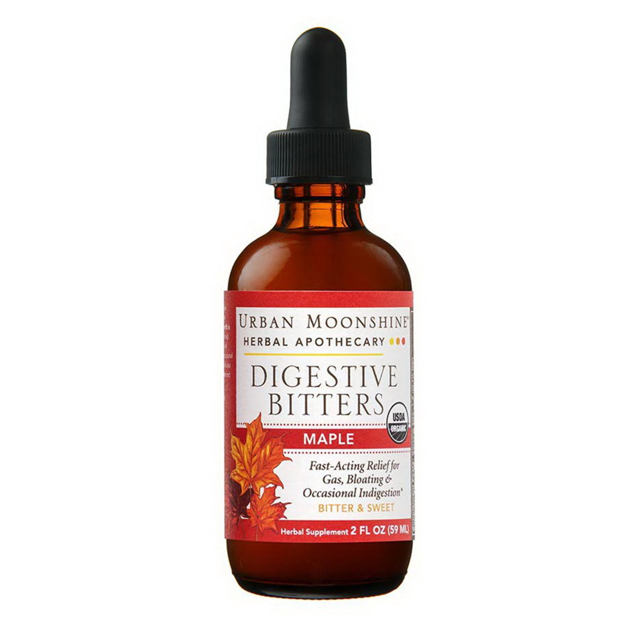 Urban Moonshine Herbal Maple Digestive Bitters, 2 Oz